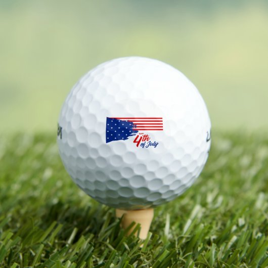 4th of July - Independence Day Golfballen (Insitu Shirt)