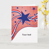 4th of July - Independence Day Kaart (Gele Bloem)