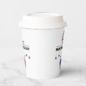 4th of July Independence Day Papieren Bekers (Links)