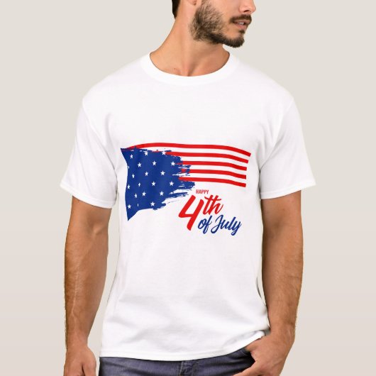 4th of July - Independence Day T-shirt (Voorkant)