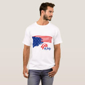 4th of July - Independence Day T-shirt (Voorkant volledig)