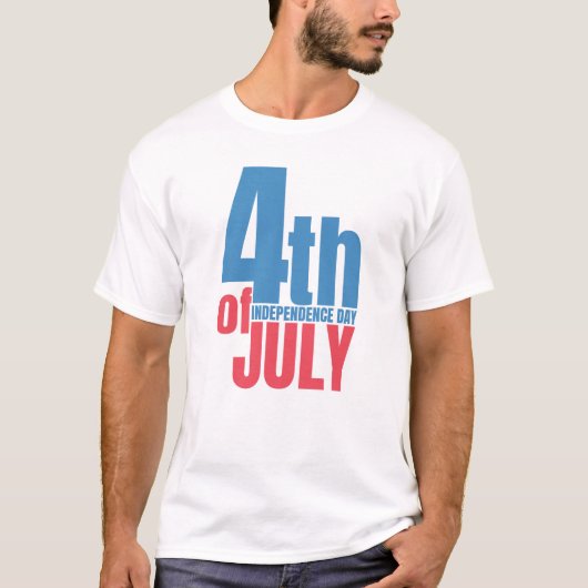 4th of July Independence Day T-shirt (Voorkant)