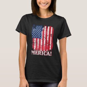 4th of July Independence Day Us American Flag Patr T-shirt