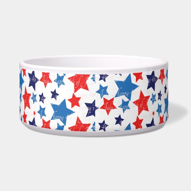 4th of July Independence Day Voerbakje (Voorkant)