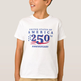 4th of July Junior Golfer USA 250th Anniversary T-shirt