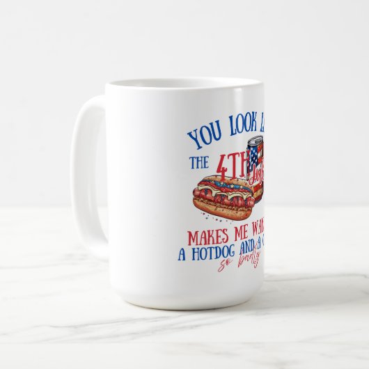 4th of july koffiemok (Voorkant links)