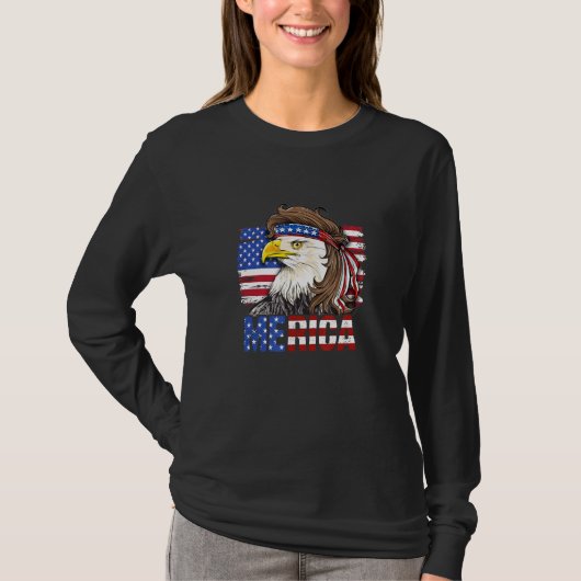 4th Of July Merica Eagle Patriotic USA Eagle Of Fr T-shirt (Voorkant)