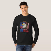 4th Of July Merica Eagle Patriotic USA Eagle Of Fr T-shirt (Voorkant volledig)