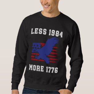 4th of July Minder 1984 Meer 1776 USA Freedom Eagl Trui