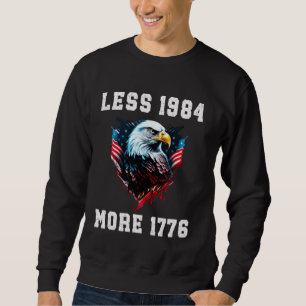 4th of July Minder 1984 Meer 1776 USA Freedom Eagl Trui