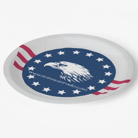 4th of july papieren bordje (Gekanteld)