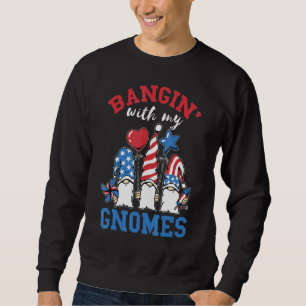 4th of July Party Gnomes America Usa Patriotic Ame Trui