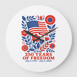 4th of July Patriotic 250th Anniversary 250 Years  Grote Klok