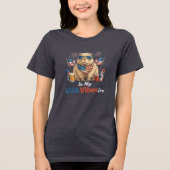 4th of July Patriotic Animal Shirt (Voorkant)