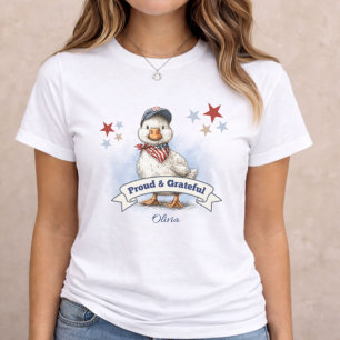 4th of July Patriotic Animal Tri-Blend Shirt