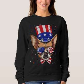 4th of July Patriotic Chihuahua American USA Flag  Trui