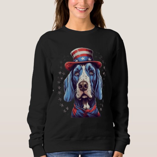 4th Of July Patriotic English Pointer Dog Trui (Voorkant)