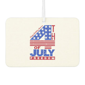 4th of July Patriotic USA Flag Independence Day Luchtverfrisser
