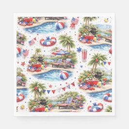 4th of July Pool Party in Florida Servet