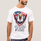 4th of July Pride | Independence Day T-Shirt (Voorkant)