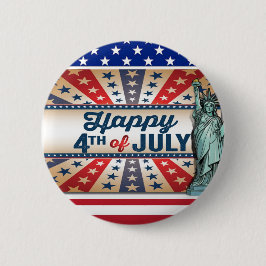 4th of july ronde button 5,7 cm