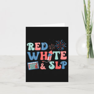 4th of July Speech Therapy Red White SLP Speech PA Kaart