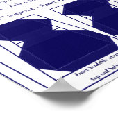 4th of July Stof Font Love Park Photo Lijst Poster (Hoek)