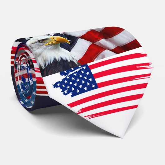 4th of july stropdas (Opgerold)