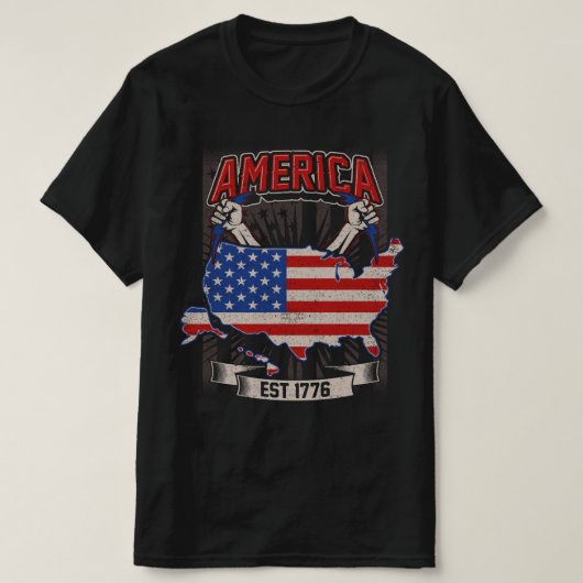 4th of july t-shirt (Design voorkant)