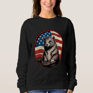 4th Of July US Flag Mongoose Trui