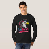 4th Of July US Flag Patriotic Eagle Of Freedom Mer T-shirt (Voorkant volledig)