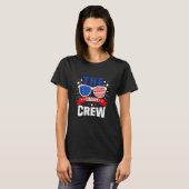 4th Of July Us Flag Popsicl The Cousin Crew 7 T-shirt (Voorkant volledig)