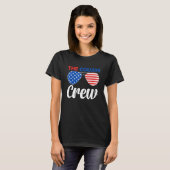 4th Of July Us Flag Popsicl The Cousin Crew T-shirt (Voorkant volledig)