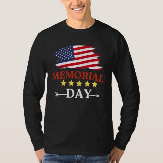 4th of July  Usa Flag For Independence Day T-shirt (Voorkant)