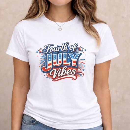 4th of July Vibes Tri-Blend Shirt
