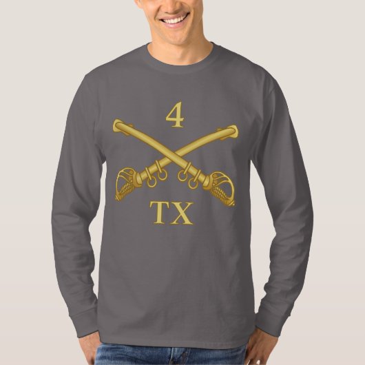 4th Texas Cavalry T-shirt (Voorkant)