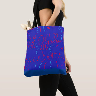 4thjuly vieren Totebag Tote Bag