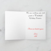 4U-kerstkaart Feestdagen Kaart (Binnen)