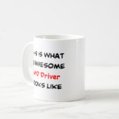 4W-driver, geweldige Koffiemok (Voorkant links)
