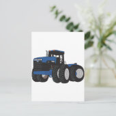 4W-tractor Briefkaart (Staand voorkant)
