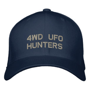 4WD UFO HUNTERS Flex Fit Geborduurde Pet