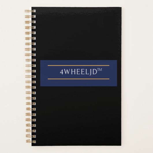 4WheelJD Planner (Voorkant)