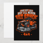 4x4 ATV Quad haalt nooit geld uit de Stuck Offroad Kaart (Voorkant / Achterkant)