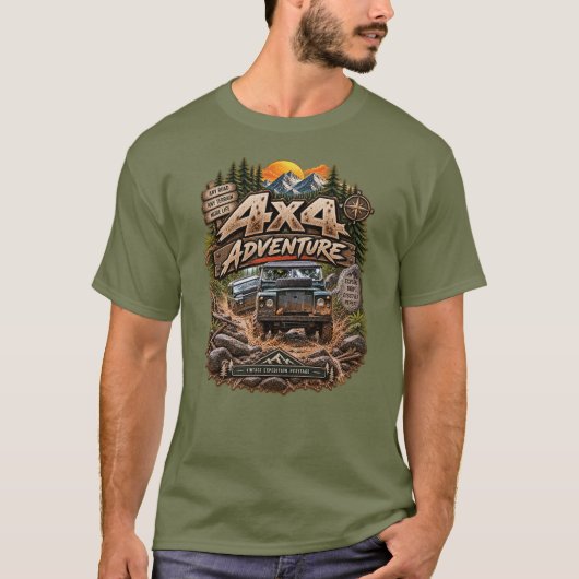 4x4 Avontuur T-shirt (Voorkant)