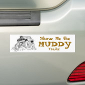 4X4-Bumpersticker voor vrachtwagens Bumpersticker (Op auto)