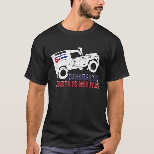 4x4 Earth Rover Cuba T-shirt (Voorkant)