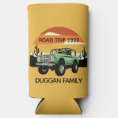 4x4 Family Adventure gepersonaliseerde aangepaste  Seltzer Blikjeskoeler (Voorkant)