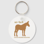 4x4 Mule overschrijdt paardenkracht Sleutelhanger (Voorkant)