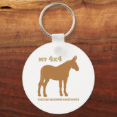 4x4 Mule overschrijdt paardenkracht Sleutelhanger (Voorkant)