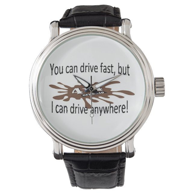 4x4 off-road drive overal horloge (Voorkant)